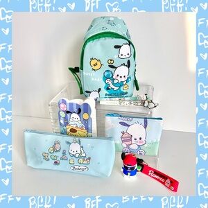💙(POCH351) Pochacco Adorable 7-Piece Crossbody Pack Bundle!